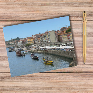 Vackra båtar Porto Portugal Fotography, Travel Helg Vykort