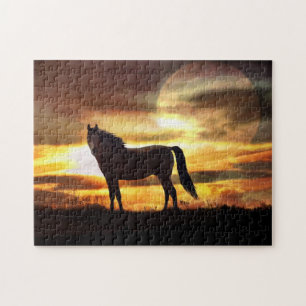 Vackra Bay Horse and Weather Pussel