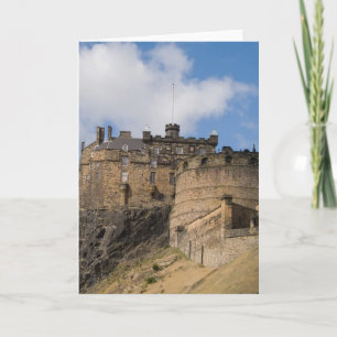 Vackra berömdens jätte Edinburgh Castle i Kort