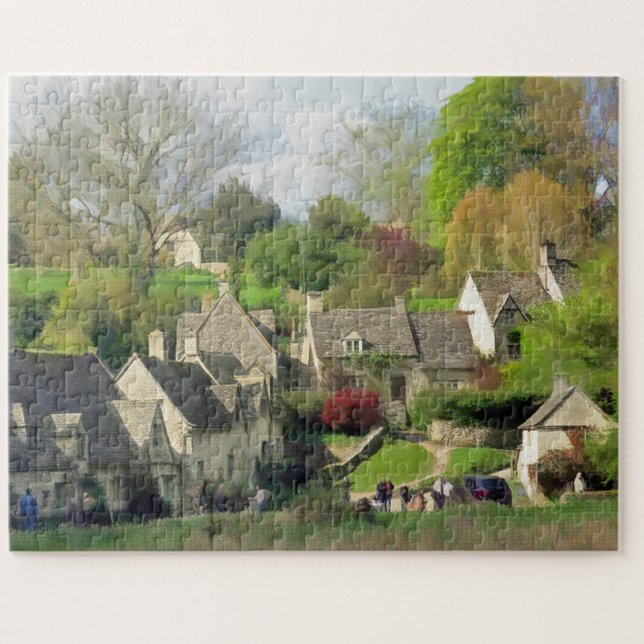 Vackra Bibury, Cotswments, UK Jigszle Puzzle Pussel (Skapare uppladdad)