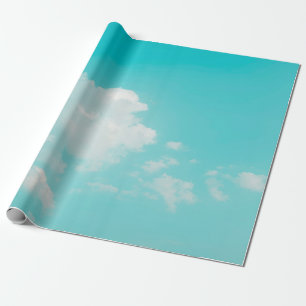 Vackra blå himmel och moln med dagsljus natura presentpapper