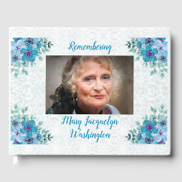 Vackra blå violiner "Stå inte"-minnesmärke Gästböcker