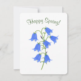 Vackra blåklockor på våren