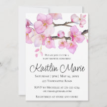 Vackra blommar för körsbär med rosa-kalligrafi