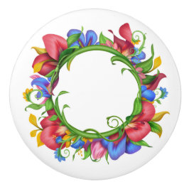 Vackra Blommigtar krancirkel Knopp