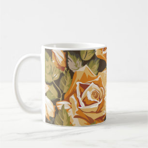 Vackra Blommigten Sketch-kaffe Mugg