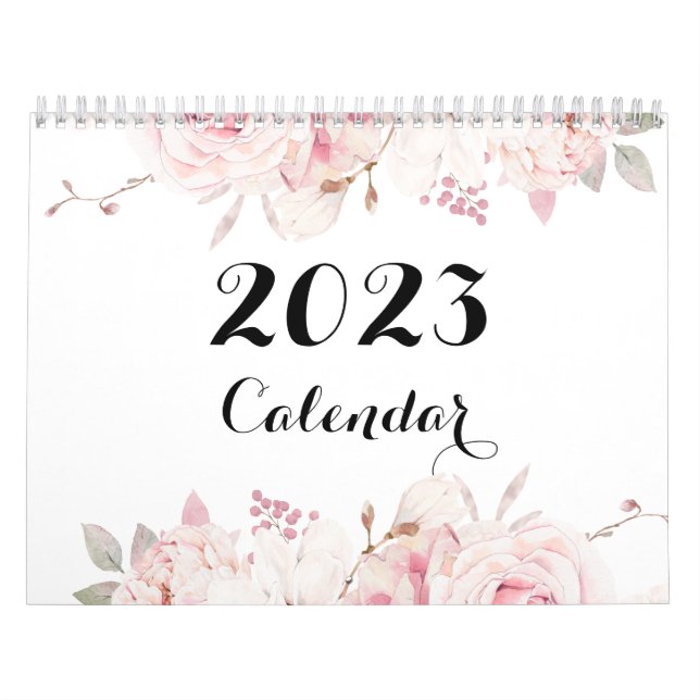 Vackra Blommigtens väggkalender 2023 Kalender (Omslag)