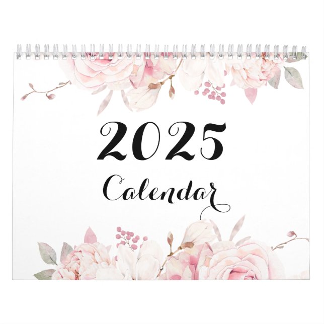 Vackra Blommigtens väggkalender 2025 Kalender (Omslag)
