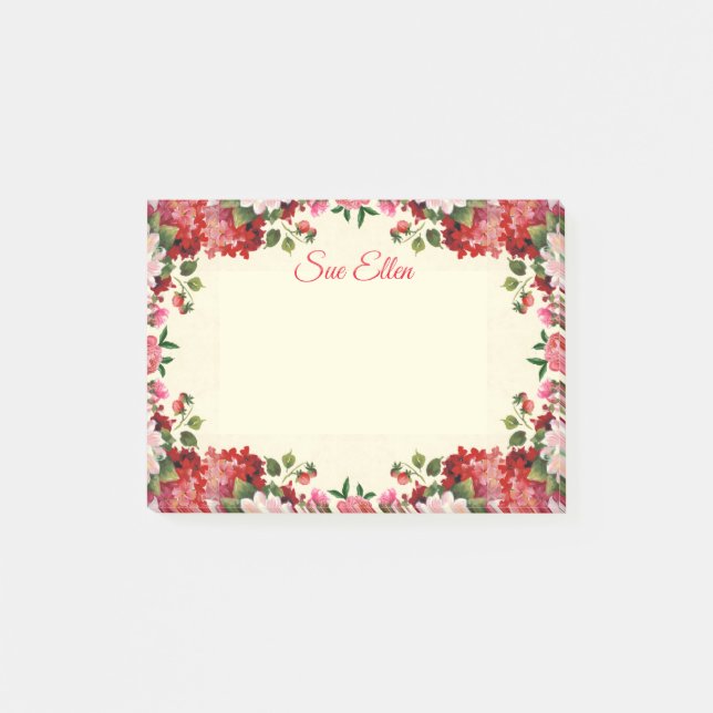 Vackra blommor 402 Post-it Notes Block (Framsida)