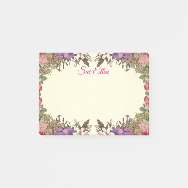 Vackra blommor 987 Post-it Notes Block (Framsida)