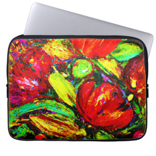 "Vackra blommor" Cute Art. Köp nu Laptop Fodral