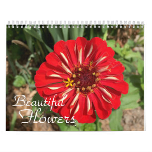 Vackra blommor - fotografi kalender