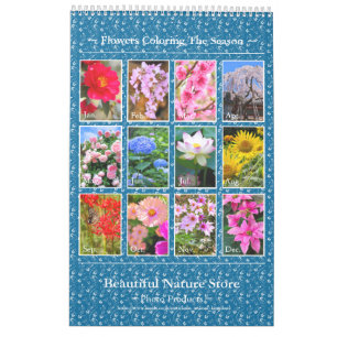 Vackra blommor - kalender Bästa: Typ E カ レ ン ダ ー