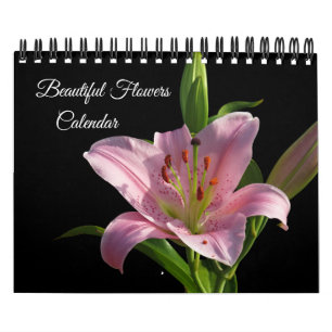Vackra Blommor Kalender i Liten Storlek