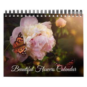 Vackra Blommor Kalender i Liten Storlek