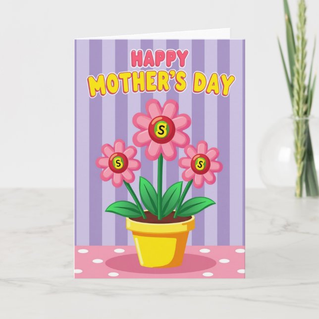 Vackra Blommor Mamma Kort (Framsida)