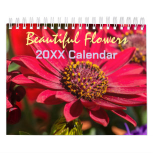 Vackra blommor med bibelcitat för varje månad kalender