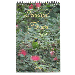 Vackra blommor Natur Fotografi 2026 Wall Kalender