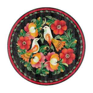 Vackra blommor och ungerska fåglar
