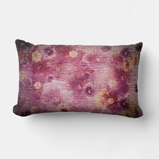 Vackra blommor - Pillow Lumbarkudde (Framsida)
