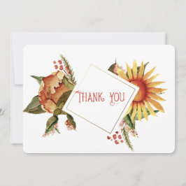 Vackra blommor, Tack Kort