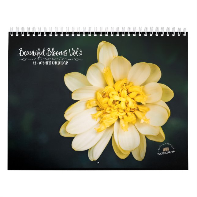 Vackra blommor Vol 3-kalender Kalender (Omslag)