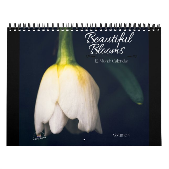 Vackra Blomningar 12-Månaders Kalender (Omslag)