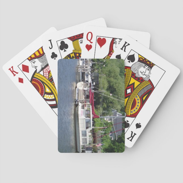 Vackra Boats-dekan för uppspelningskort Casinokort (Baksidan)