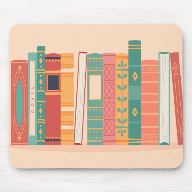 Vackra Bok Spines Musmatta (Framsidan)