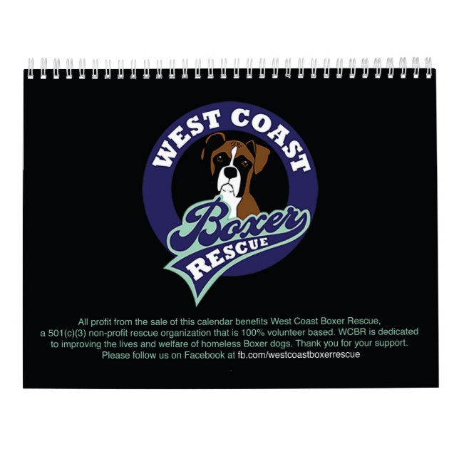 Vackra boxare 2021 kalender (Baksida)