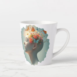 Vackra Brain Blooms Olika Dam-kaffe Mugg