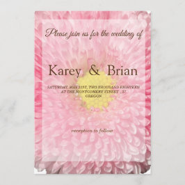 Vackra Bröllop-kort för Blommigt Inbjudningar