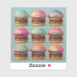 vackra burgare klistermärken