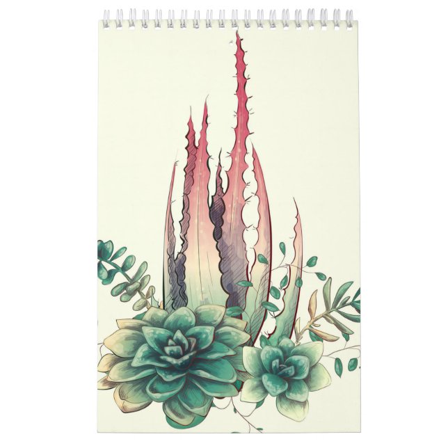 Vackra Cactus Kalender (Omslag)