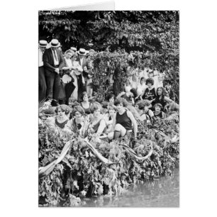 Vackra Canoe Girls, 1924 Hälsningskort
