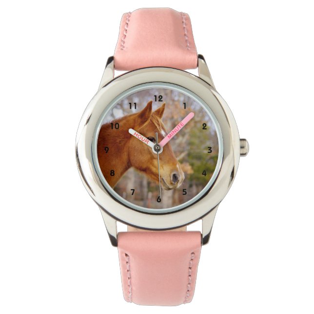 Vackra Chestnut Horse Watch Armbandsur (Framsida)