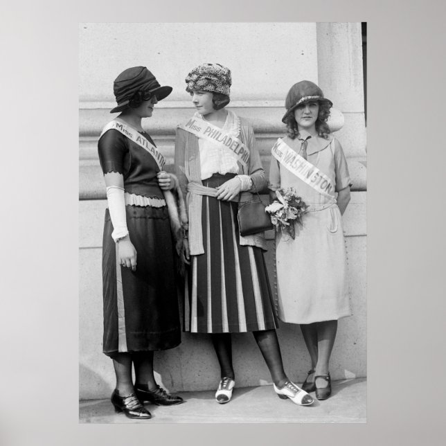 Vackra Contestanter: 1920-talet Poster (Framsidan)