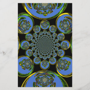 Vackra coolan royal blue black Kaleidoscope art