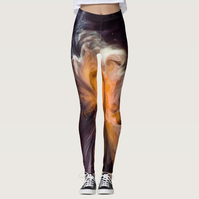 Vackra Cosmos Leggings (Framsida)