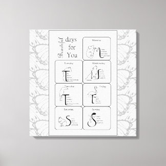 Vackra dagar för dig canvastryck