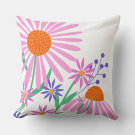 Vackra Daisy, eget namn dekorativ kudde