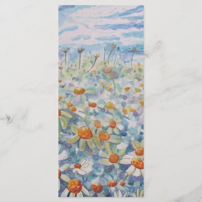 Vackra Daisy Giant Bookmark (Baksida)
