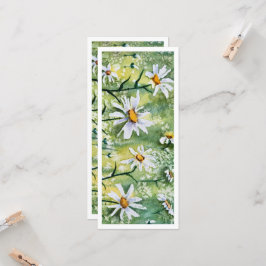 Vackra Daisy Watercolor Giant Bookmark