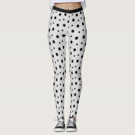 Vackra Dalmatiska fläckar Leggings