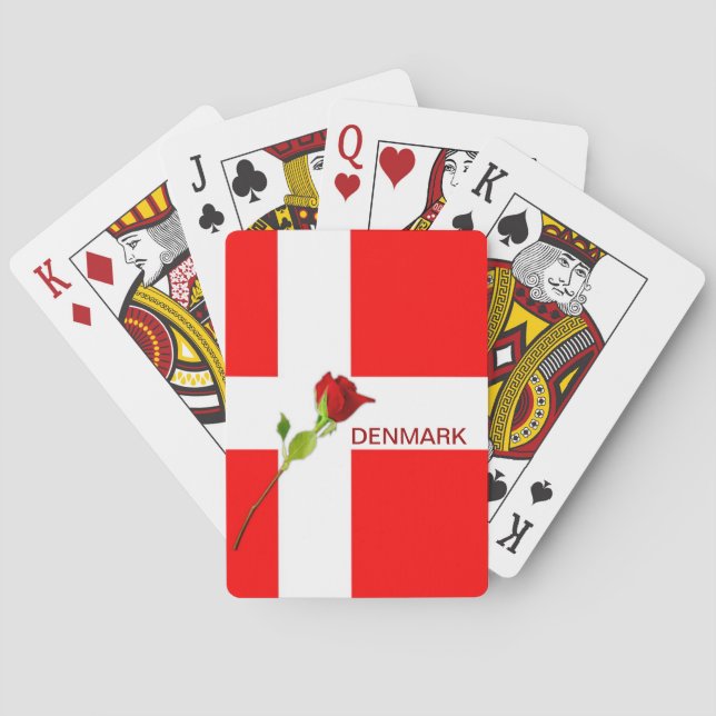 Vackra danska spelkort! spel kort (Baksidan)