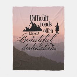 Vackra destinationer fleecefilt