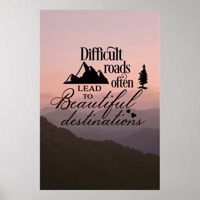 Vackra destinationer poster (Framsidan)