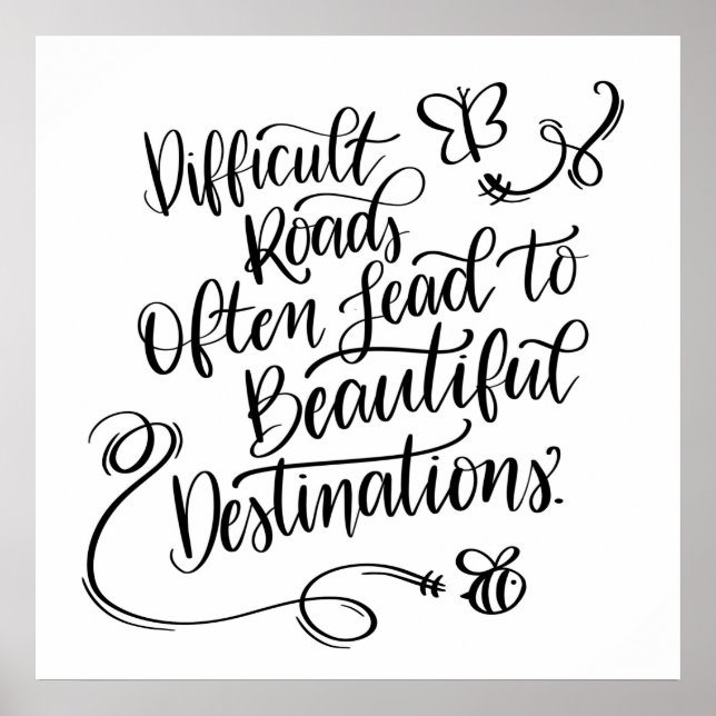 Vackra destinationer poster (Framsidan)