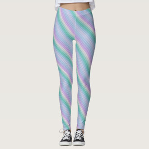 Vackra diagonala ränder leggings