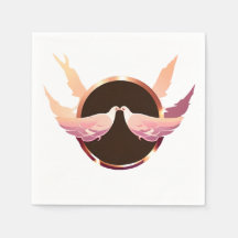 Vackra Doventiler Ro Guld Kärlek